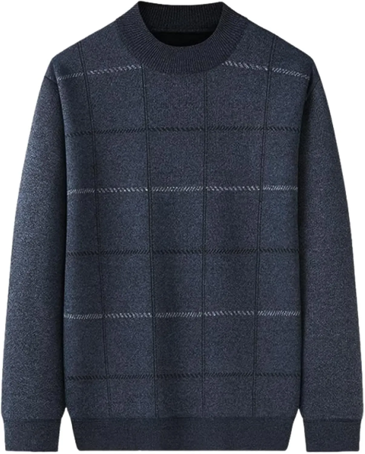 Мужской свитер-пуловер с длинными рукавами Slim Fit, утепленный флисом
Мужской свитер-пуловер с длинными рукавами Slim Fit, утепленный флисом