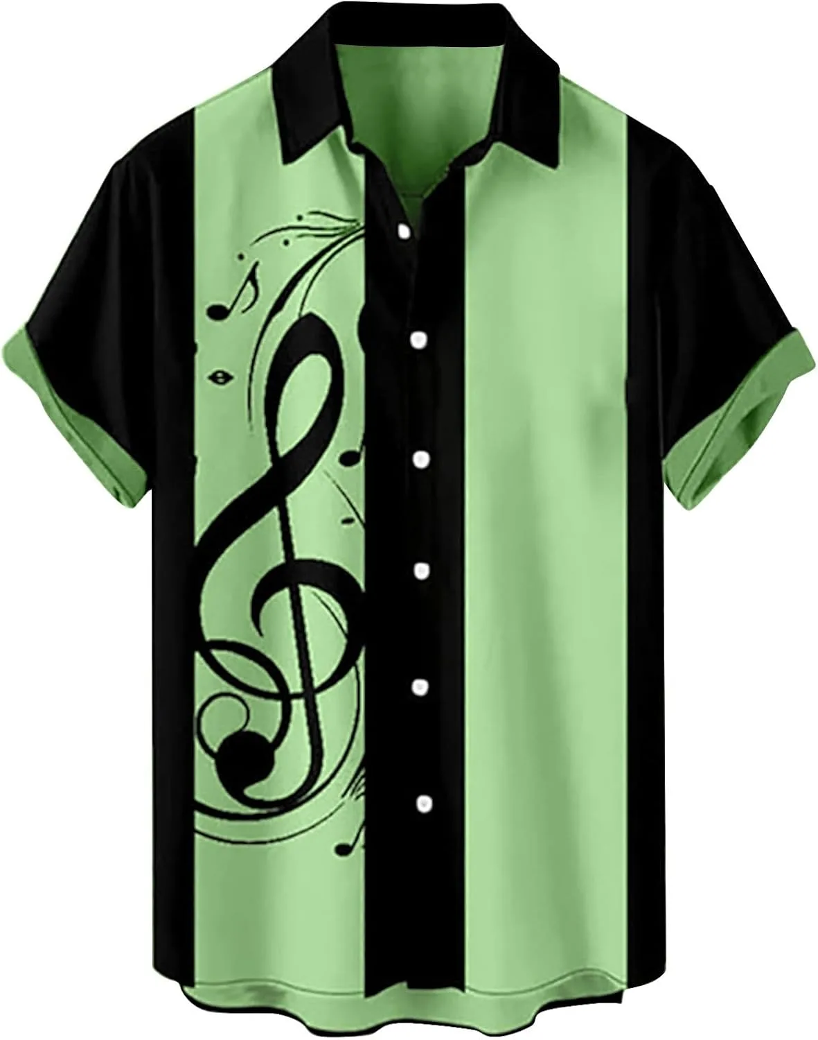 Мужская гавайская рубашка с коротким рукавом big tall, цветной блок с принтом в виде нот HJINGSUN
Мужская гавайская рубашка с коротким рукавом big tall, цветной блок с принтом в виде нот HJINGSUN