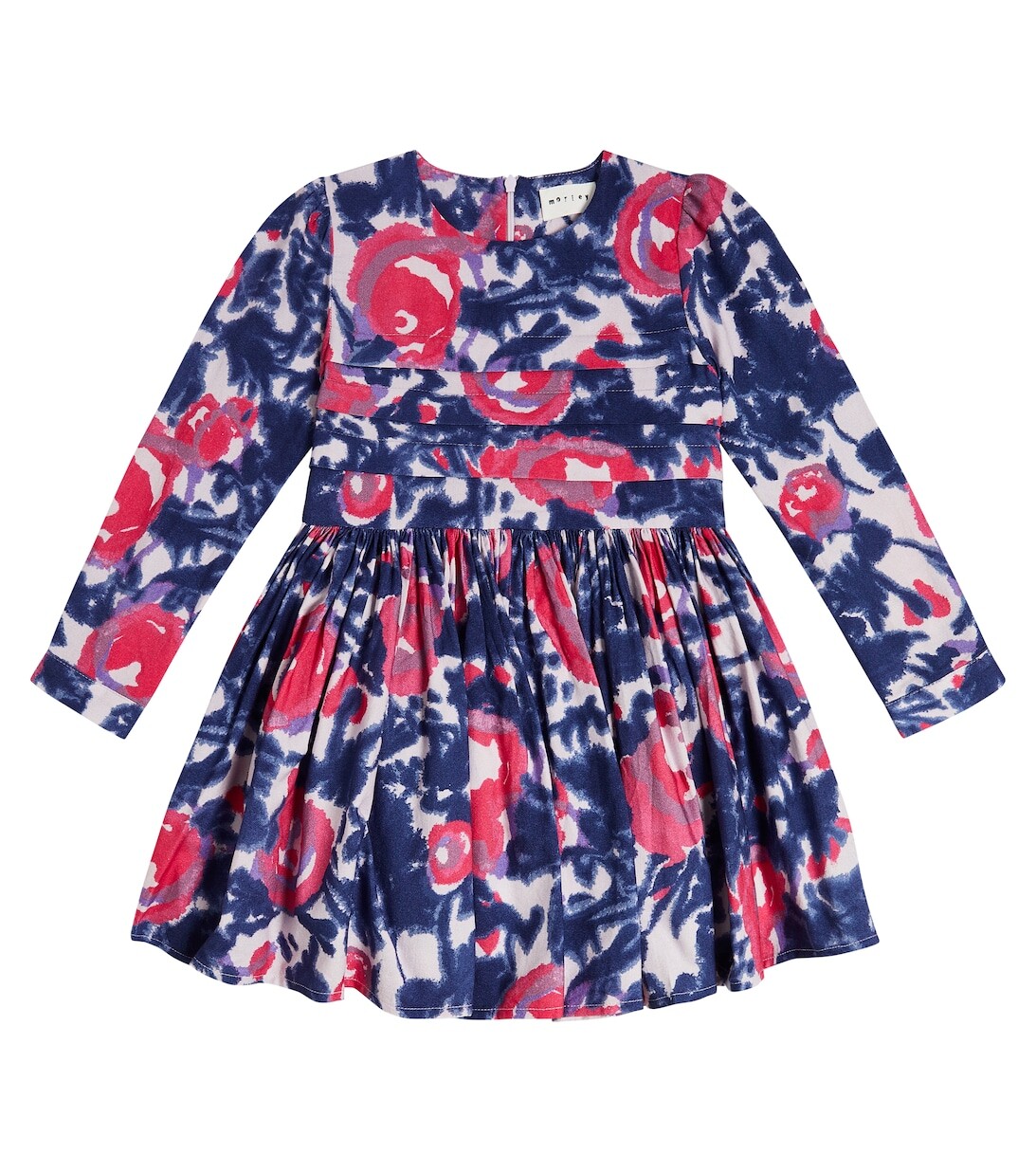 Платье Tempo из смесового хлопка с цветочным принтом Morley, розовый