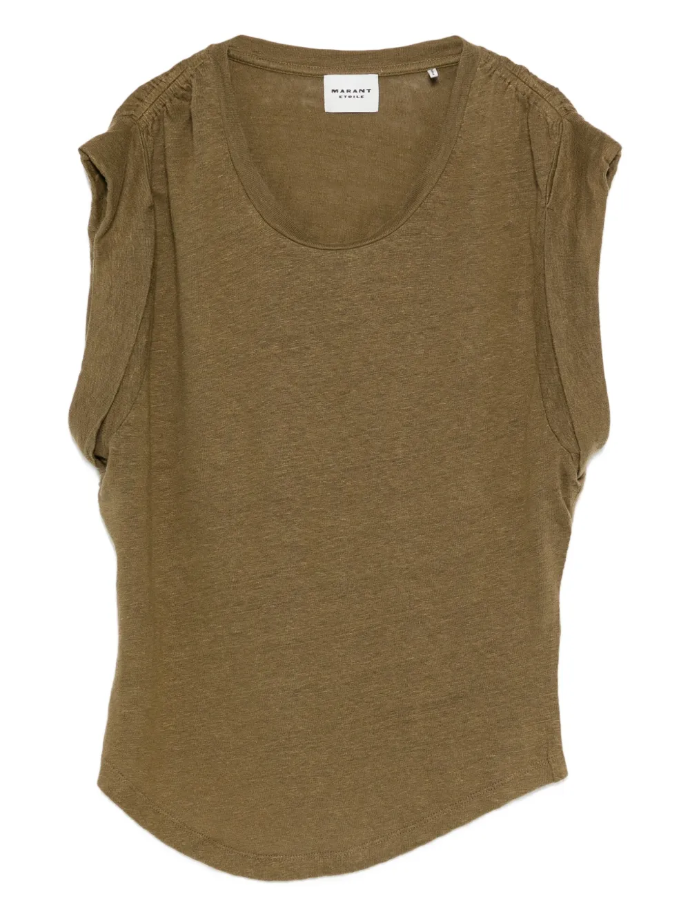 Льняной топ с присборенными рукавами MARANT ÉTOILE, зеленый
Льняной топ с присборенными рукавами MARANT ÉTOILE, зеленый