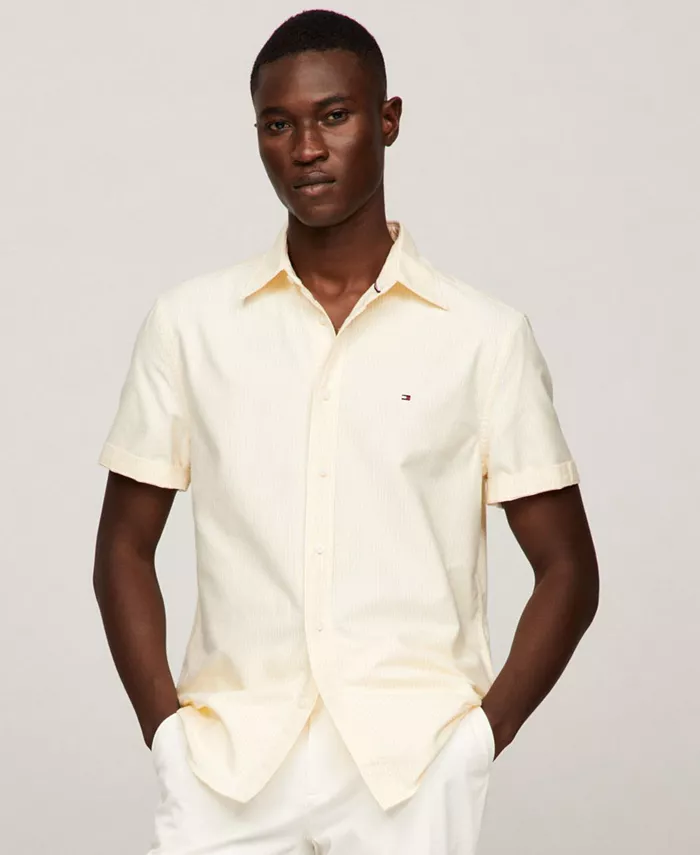 Мужская рубашка Oxford в полоску Tommy Hilfiger, желтый
Мужская рубашка Oxford в полоску Tommy Hilfiger, желтый