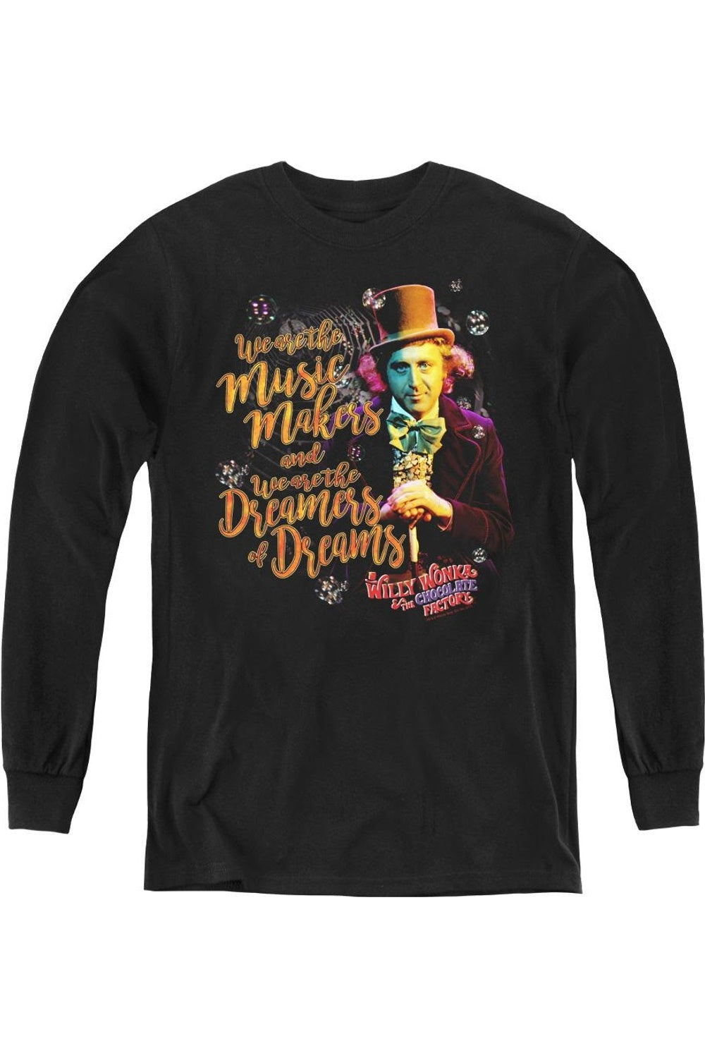 Футболка с длинным рукавом для детей с принтом "Чарли и шоколадная фабрика" Music Makers Gildan
Футболка с длинным рукавом для детей с принтом "Чарли и шоколадная фабрика" Music Makers Gildan