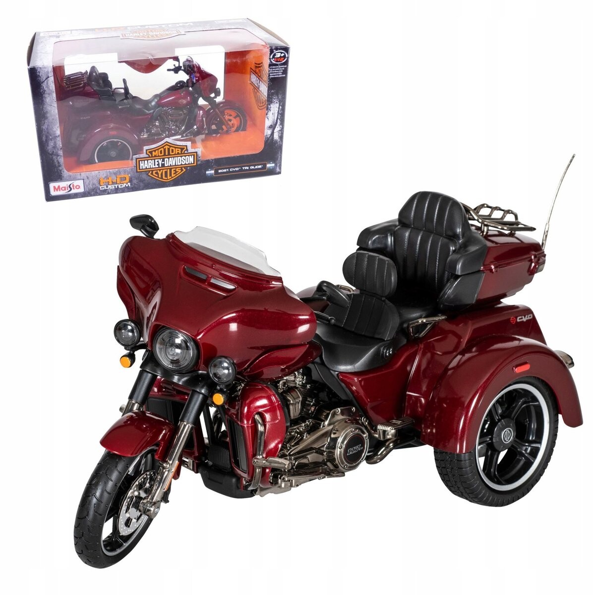 Модель Harley Davidson 2021 Cvo Tri Glide Масштаб 1:12 Maisto
Модель Harley Davidson 2021 Cvo Tri Glide Масштаб 1:12 Maisto