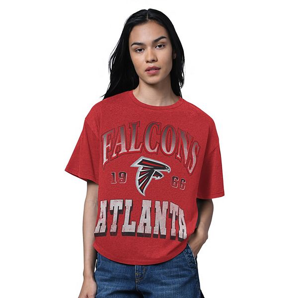 Женская футболка oversize Atlanta Falcons Hall of Fame в цвете вересковый красный Starter
Женская футболка oversize Atlanta Falcons Hall of Fame в цвете вересковый красный Starter