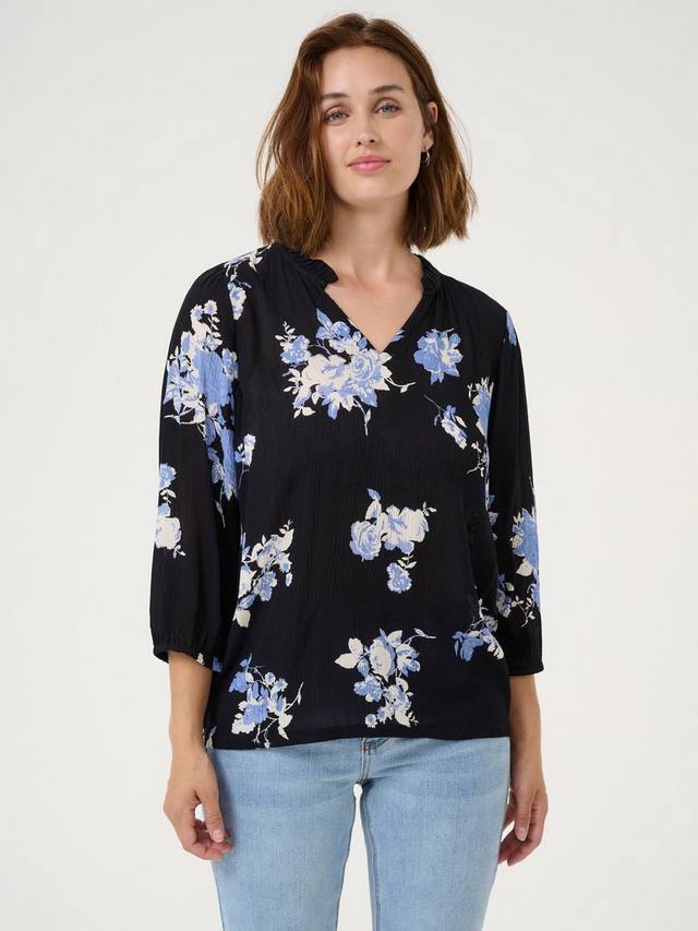 Блузка edita amber с v-образным вырезом в цветочек KAFFE, синий/разноцветный
Блузка edita amber с v-образным вырезом в цветочек KAFFE, синий/разноцветный
