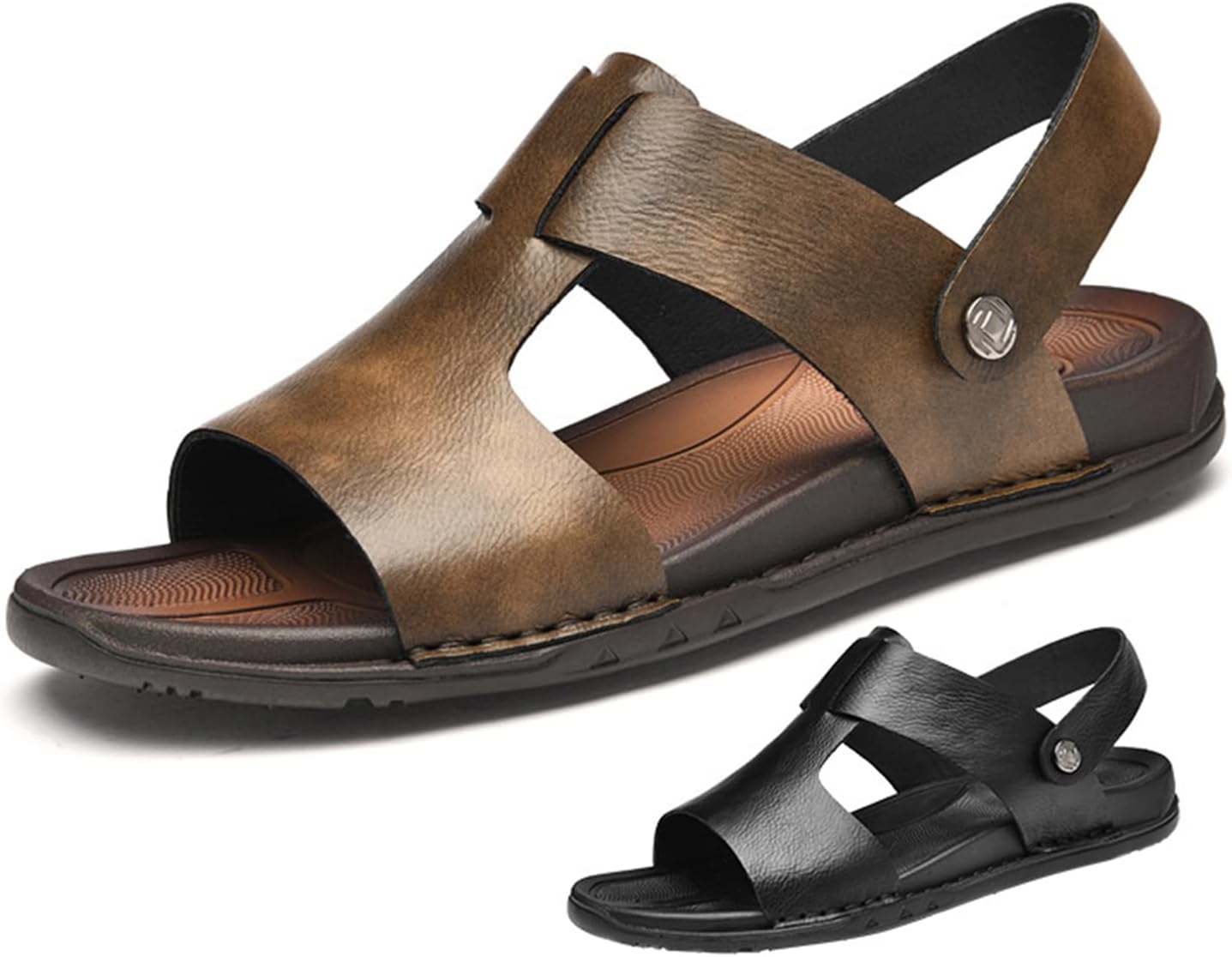 Мужские сандалии ETORYOOX из кожи с вырезами, ручной работы, повседневные плоские сандалии, легкие с открытым носком, на ремешке на щиколотке, пляжные сандалии для летнего отдыха на улице, дышащие, с нескользящей подошвой, коричневый
Мужские сандалии ETORYOOX из кожи с вырезами, ручной работы, повседневные плоские сандалии, легкие с открытым носком, на ремешке на щиколотке, пляжные сандалии для летнего отдыха на улице, дышащие, с нескользящей подошвой, коричневый