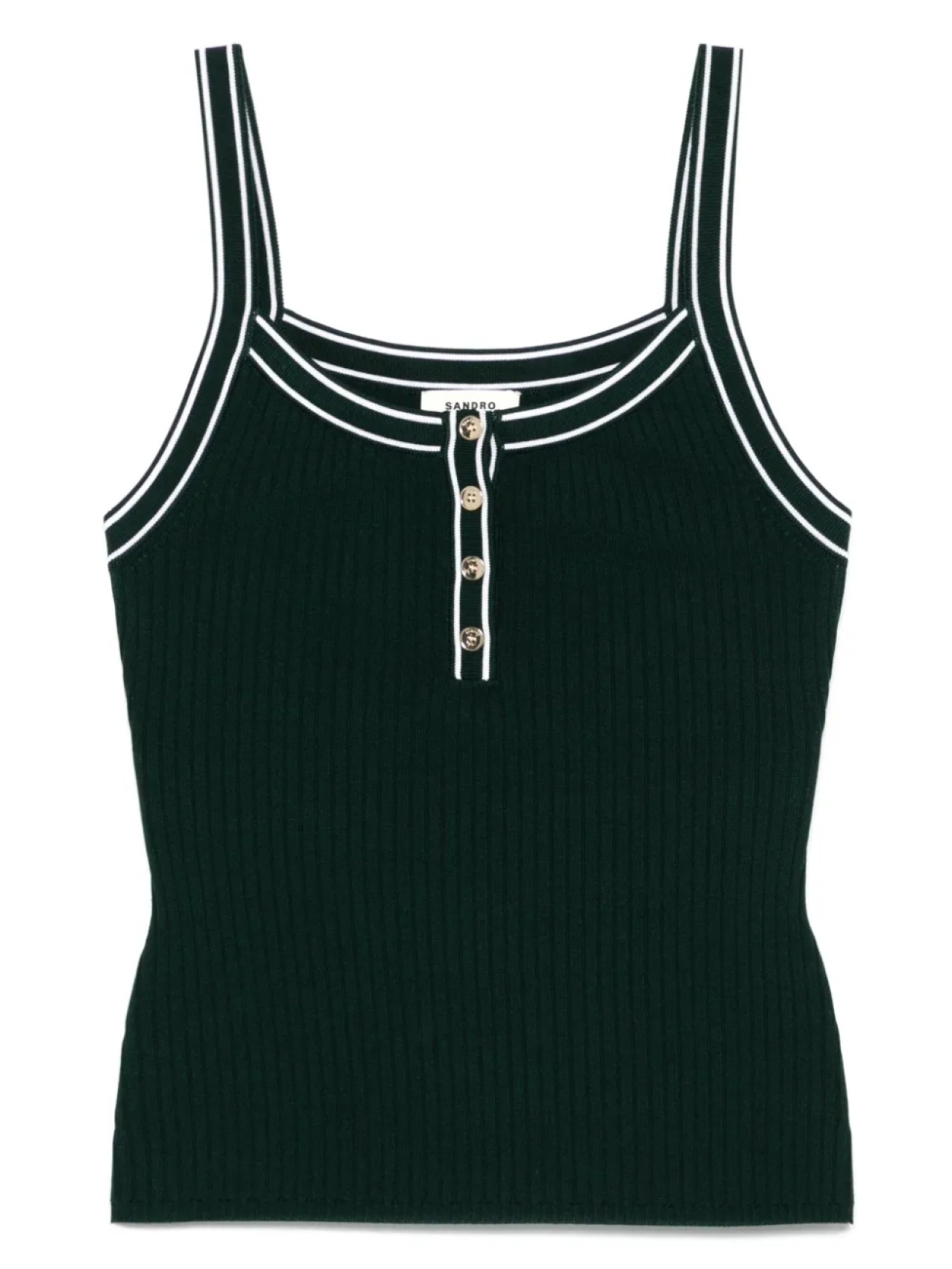 SANDRO топ с отделкой в полоску, зеленый
SANDRO топ с отделкой в полоску, зеленый