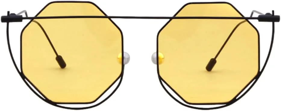 Очки для женщин и мужчин, восьмиугольные прозрачные солнцезащитные очки в винтажном стиле с ажурной отделкой, жемчужно-красные солнцезащитные очки UV400 MTZJH, Yellow
Очки для женщин и мужчин, восьмиугольные прозрачные солнцезащитные очки в винтажном стиле с ажурной отделкой, жемчужно-красные солнцезащитные очки UV400 MTZJH, Yellow