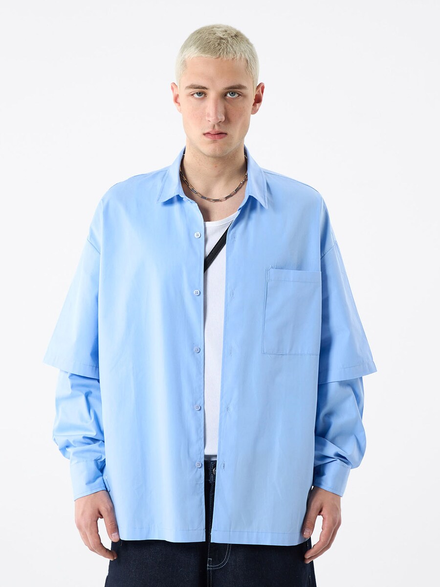 Удобная рубашка на пуговицах VAMOS CLO, синий
Удобная рубашка на пуговицах VAMOS CLO, синий