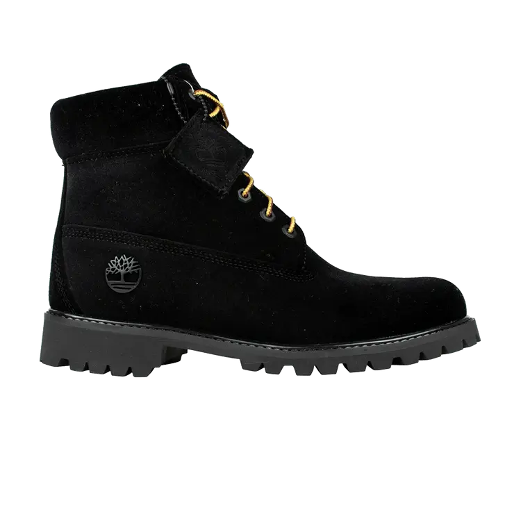 Ботинки Timberland X OFF WHITE Velvet Boots 'Black', черный 
Ботинки Timberland X OFF WHITE Velvet Boots 'Black', черный