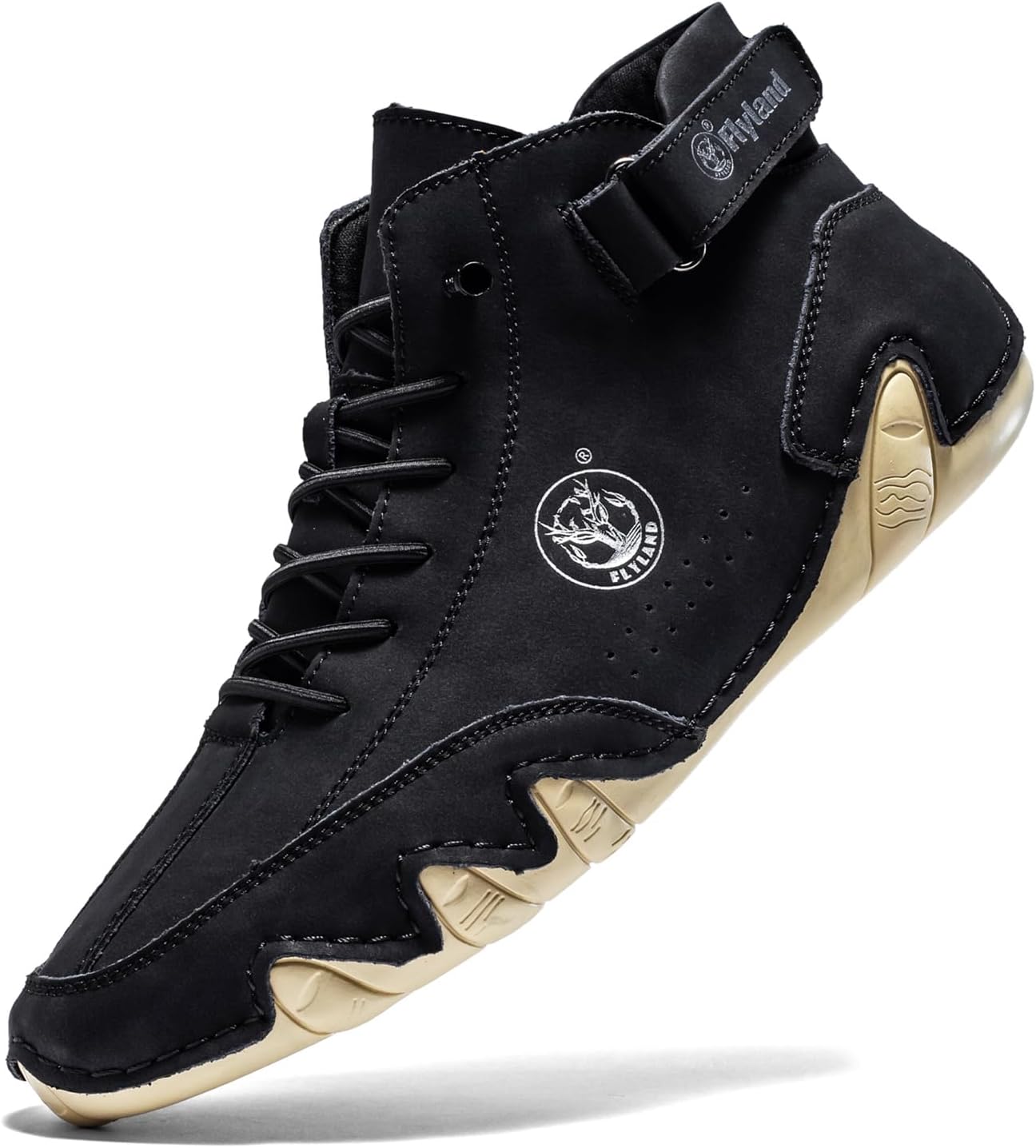 Мужские повседневные кожаные кроссовки FLYLAND, ботинки Чукка на щиколотку, слипоны, легкие лоферы для ходьбы и вождения, черный
Мужские повседневные кожаные кроссовки FLYLAND, ботинки Чукка на щиколотку, слипоны, легкие лоферы для ходьбы и вождения, черный