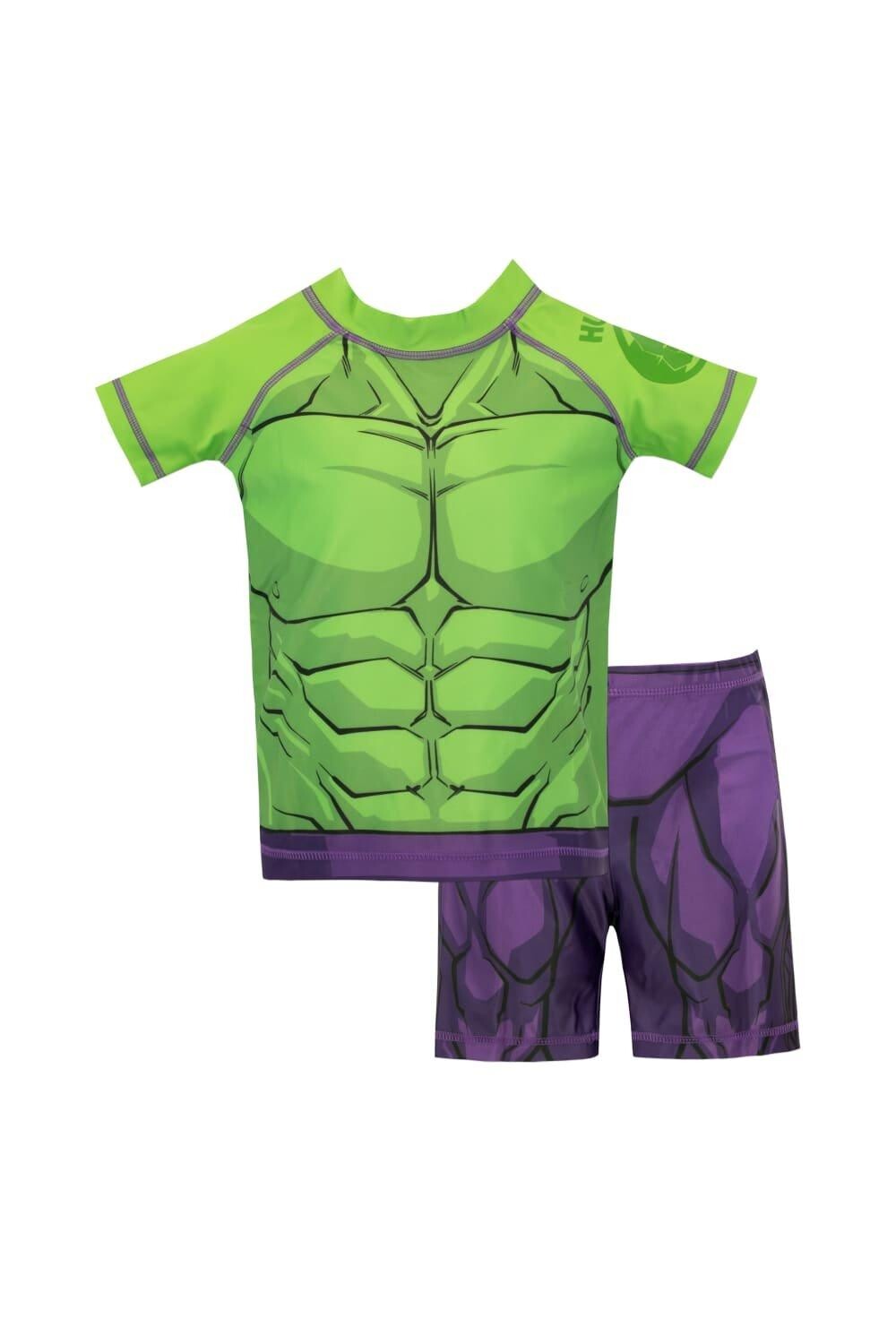 Комплект для плавания из двух частей The Incredible Hulk Avengers Marvel, зеленый
Комплект для плавания из двух частей The Incredible Hulk Avengers Marvel, зеленый