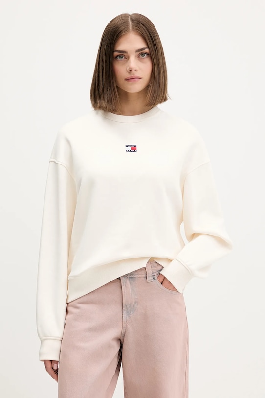 Хлопковая толстовка Tommy Jeans, бежевый
Хлопковая толстовка Tommy Jeans, бежевый