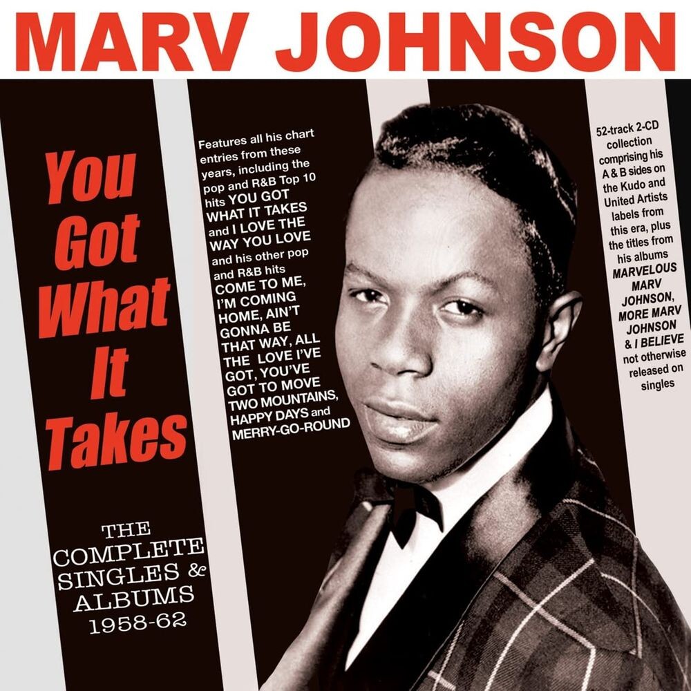 Диск CD You Got What It Takes: The Complete Singles & Albums 1958-62 - Marv Johnson
Диск CD You Got What It Takes: The Complete Singles & Albums 1958-62 - Marv Johnson