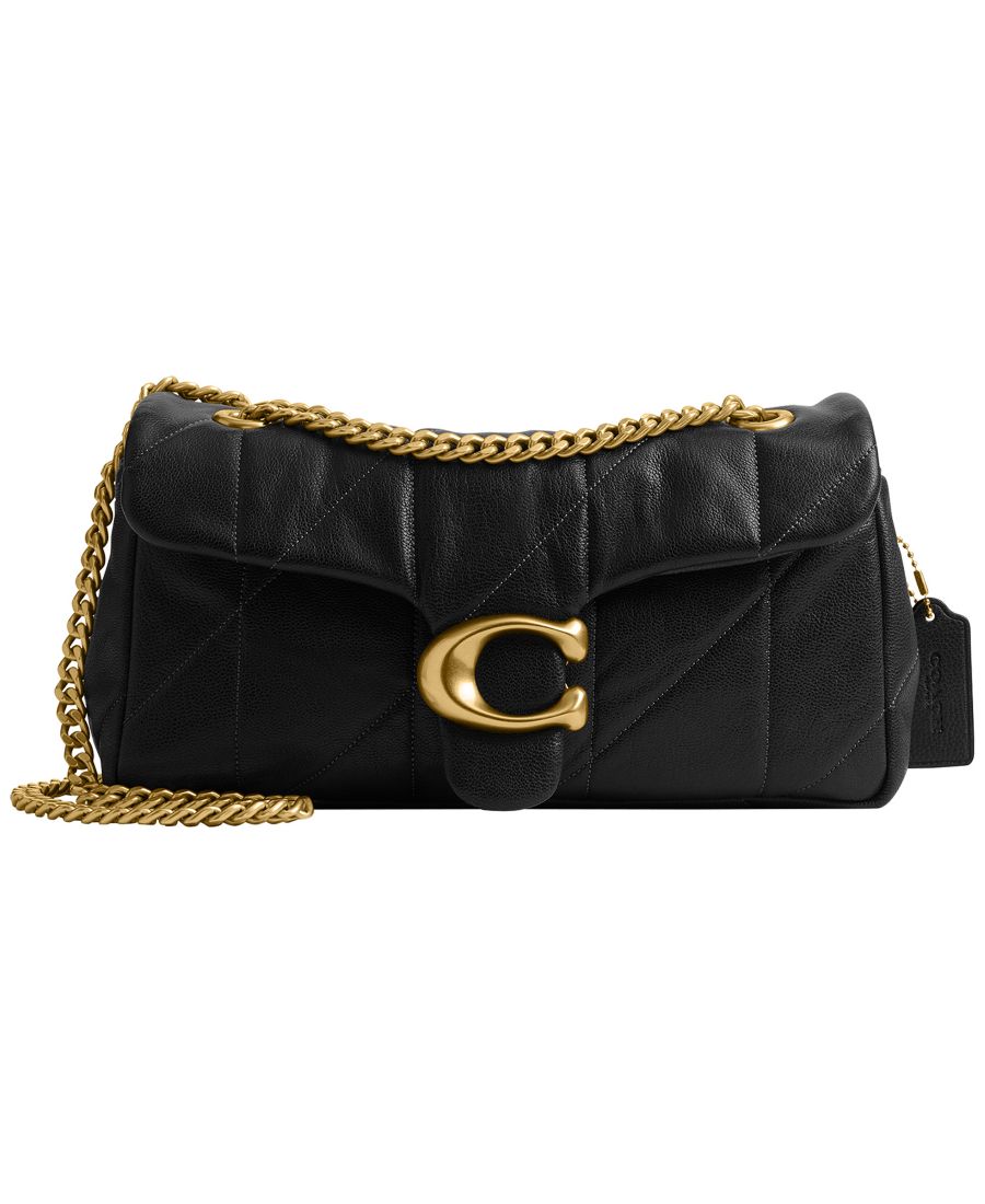 Сумка через плечо Slouch Tabby Medium из стеганой кожи, размер 26 COACH, Brass/Black
Сумка через плечо Slouch Tabby Medium из стеганой кожи, размер 26 COACH, Brass/Black