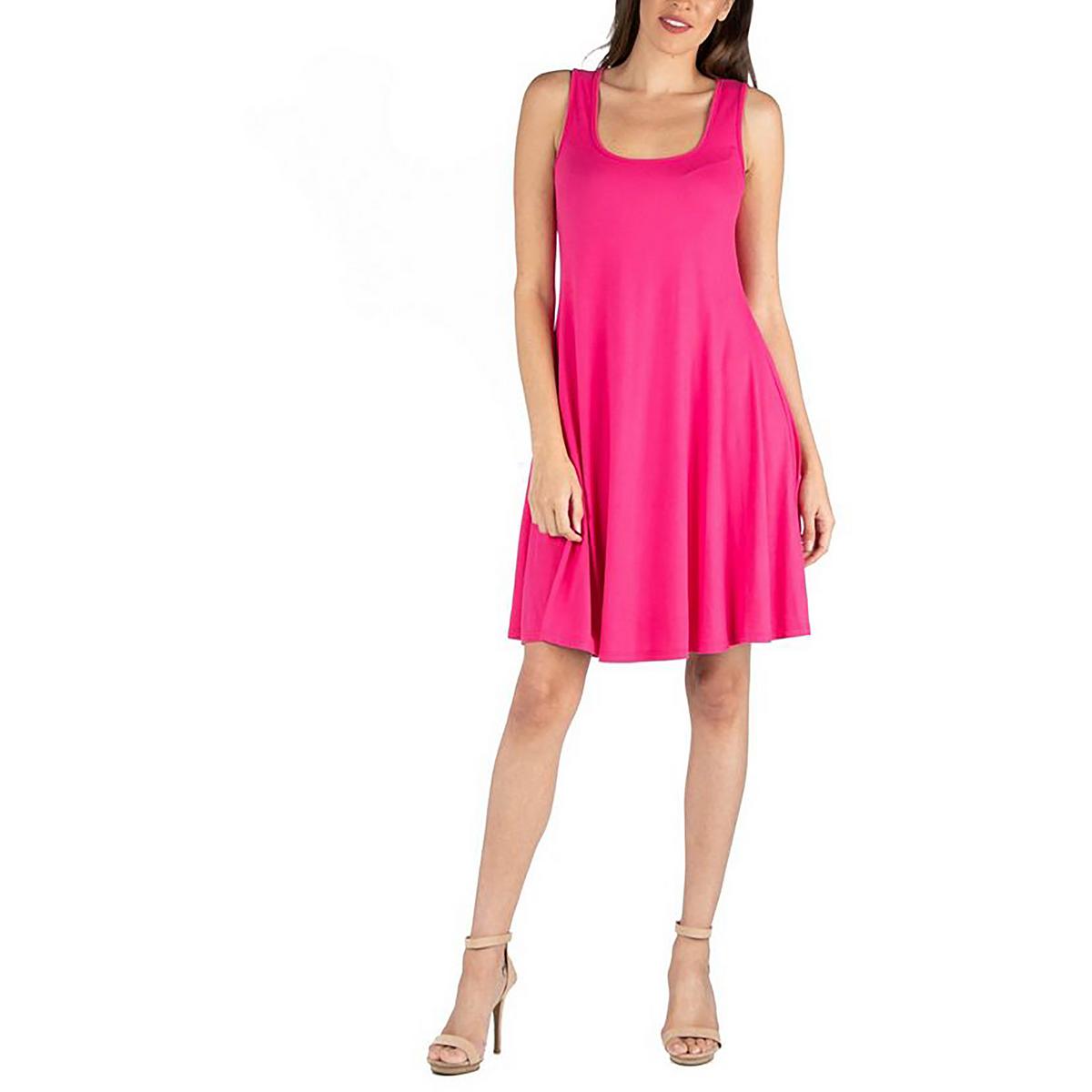 Женское цельное платье с круглым вырезом 24seven Comfort Apparel, розовый
Женское цельное платье с круглым вырезом 24seven Comfort Apparel, розовый