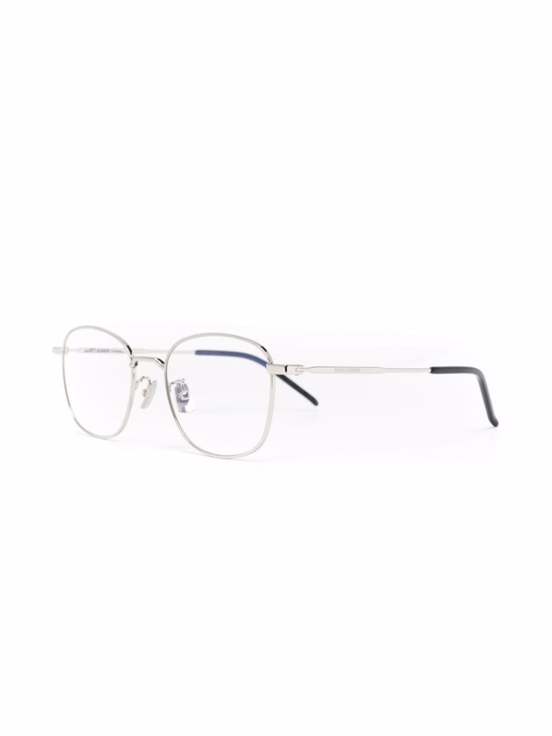 Saint Laurent Eyewear очки в круглой оправе, серебристый 
Saint Laurent Eyewear очки в круглой оправе, серебристый