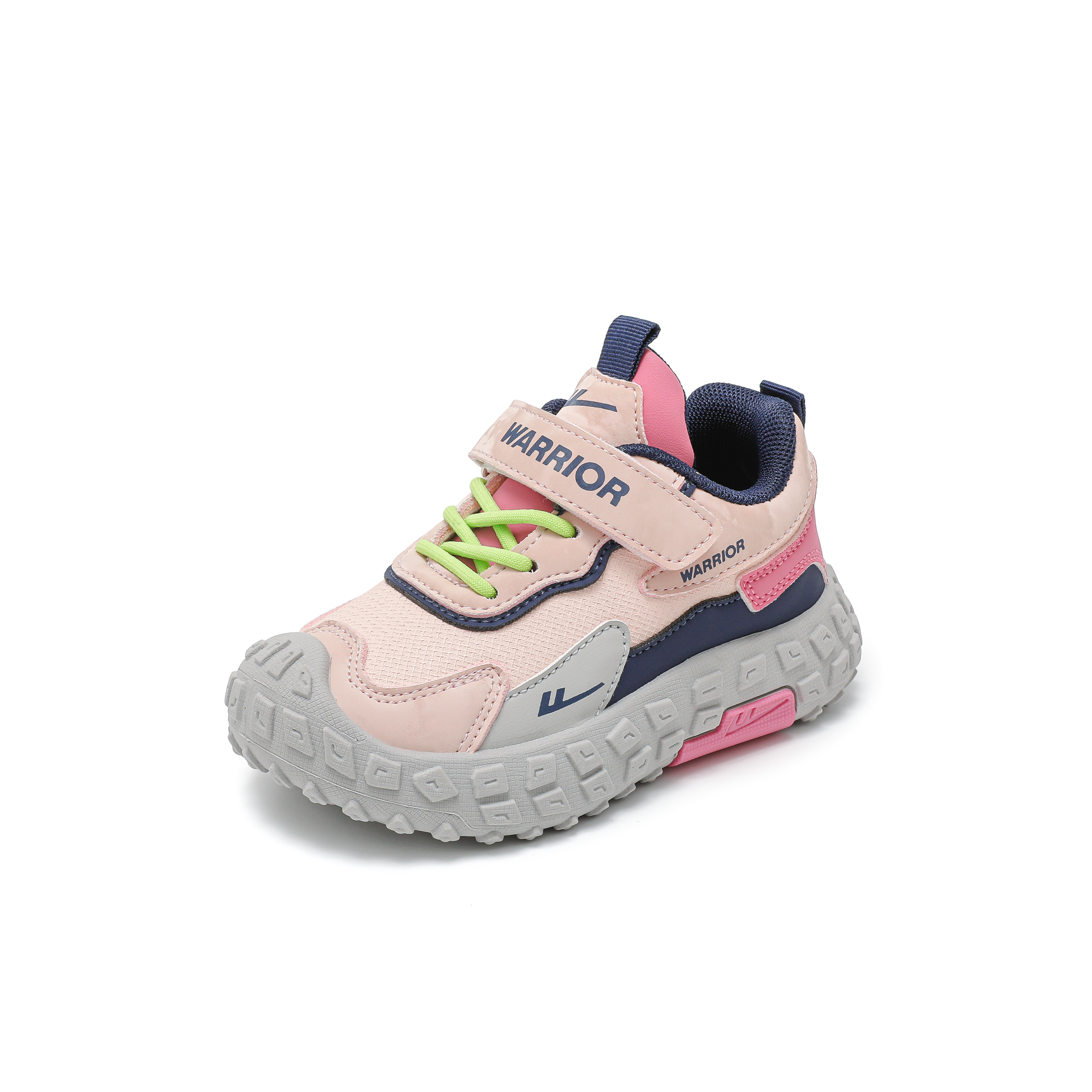 Массивные кроссовки с амортизацией, износостойкие, низкие повседневные туфли WARRIOR, черный/розовый 
Массивные кроссовки с амортизацией, износостойкие, низкие повседневные туфли WARRIOR, черный/розовый