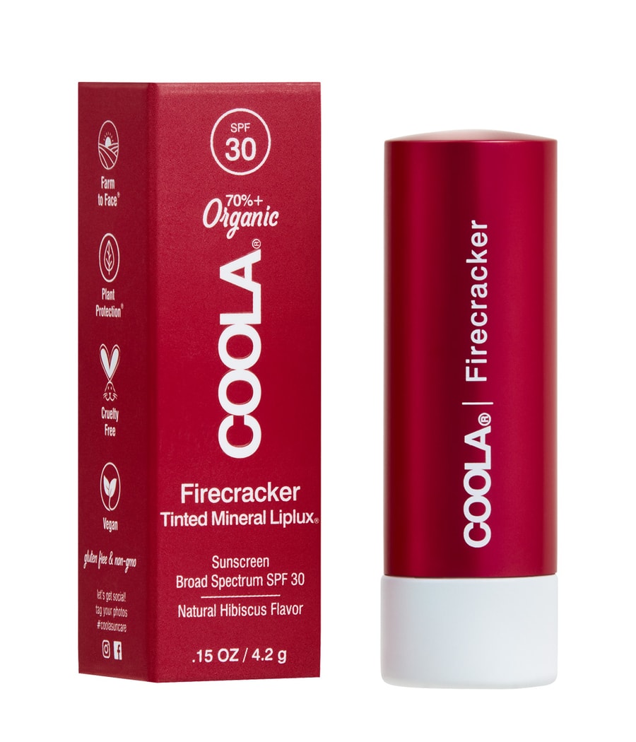 Бальзам для губ COOLA Liplux Tinte Mineral Lip Balm SPF30, Firecracker, 4g
Бальзам для губ COOLA Liplux Tinte Mineral Lip Balm SPF30, Firecracker, 4g