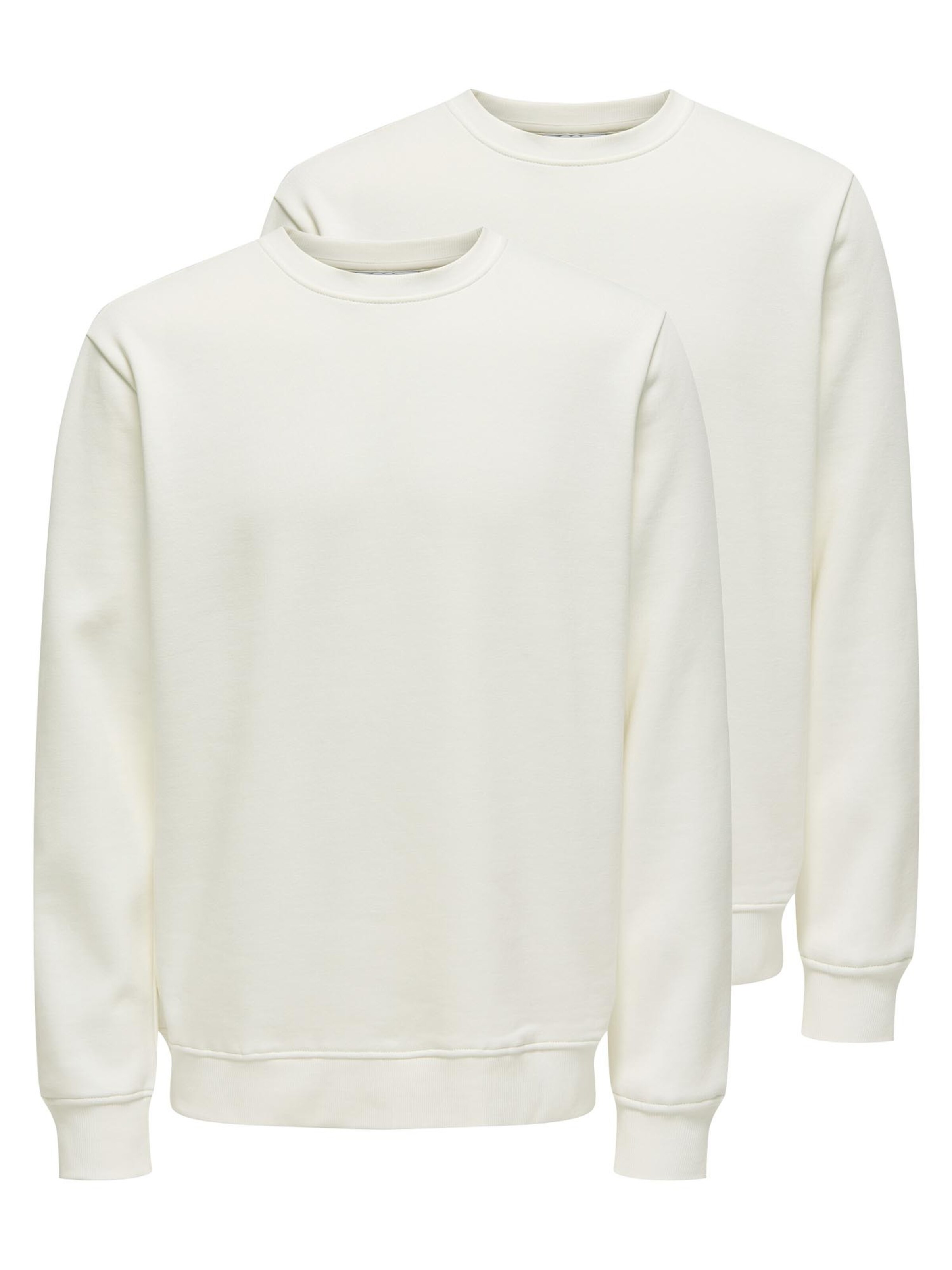 Only & Sons Свитшот 'Connor' в цвете Off White
Only & Sons Свитшот 'Connor' в цвете Off White