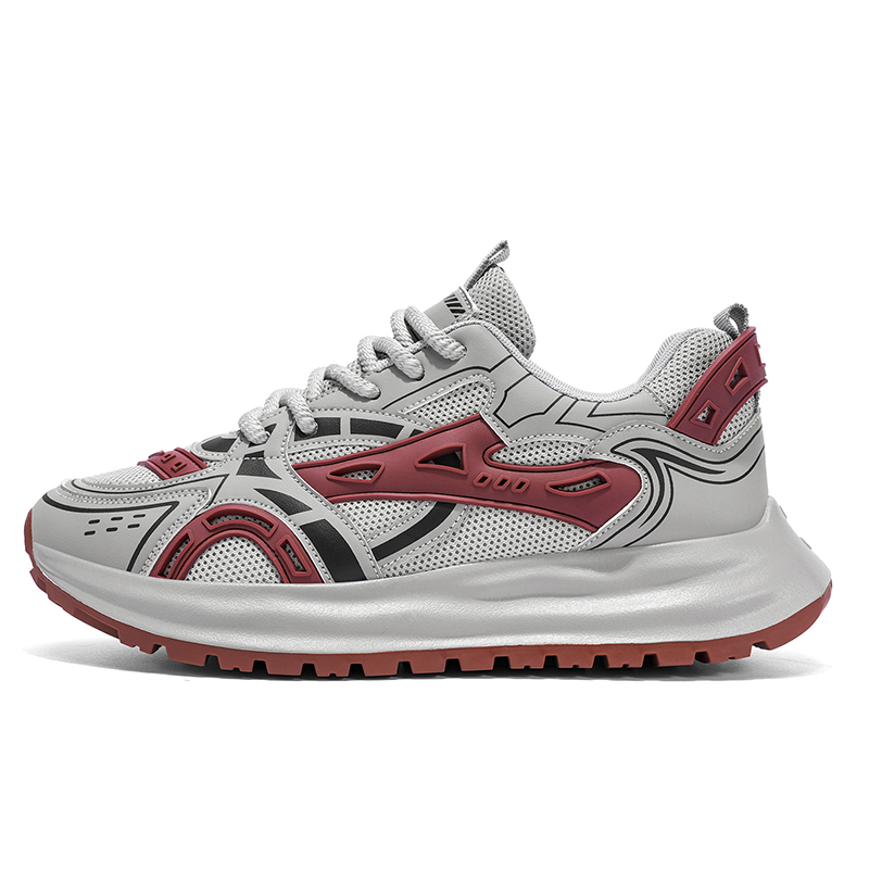 Magelly Амортизирующие устойчивые к истиранию дышащие низкие массивные кроссовки мужские серо-красные, цвет Gray Red
Magelly Амортизирующие устойчивые к истиранию дышащие низкие массивные кроссовки мужские серо-красные, цвет Gray Red