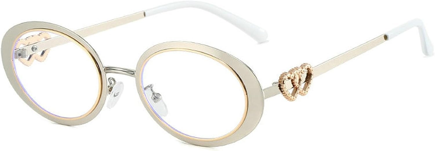 COTIA Модные винтажные овальные солнцезащитные очки для женщин и мужчин, металлические, маленькие, овальные, в классическом стиле 90-х, милые декоративные очки, Silver Clear
COTIA Модные винтажные овальные солнцезащитные очки для женщин и мужчин, металлические, маленькие, овальные, в классическом стиле 90-х, милые декоративные очки, Silver Clear