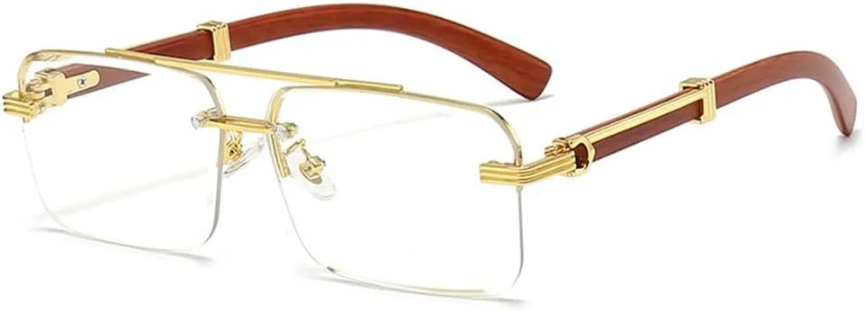 Солнцезащитные очки без оправы с имитацией древесной текстуры для женщин и мужчин в стиле ретро, солнцезащитные очки UV400 для женщин HHZZYVY, Transparent
Солнцезащитные очки без оправы с имитацией древесной текстуры для женщин и мужчин в стиле ретро, солнцезащитные очки UV400 для женщин HHZZYVY, Transparent