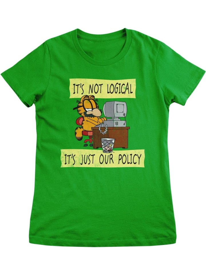 Футболка с надписью It's Not Logical It's Just Our Policy Girly Tee зеленого цвета Garfield, Зеленый, Футболка с надписью It's Not Logical It's Just Our Policy Girly Tee зеленого цвета Garfield
Футболка с надписью It's Not Logical It's Just Our Policy Girly Tee зеленого цвета Garfield, Зеленый, Футболка с надписью It's Not Logical It's Just Our Policy Girly Tee зеленого цвета Garfield