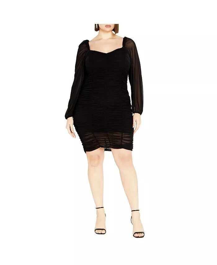 Женское платье Алия CITY CHIC, черный
Женское платье Алия CITY CHIC, черный