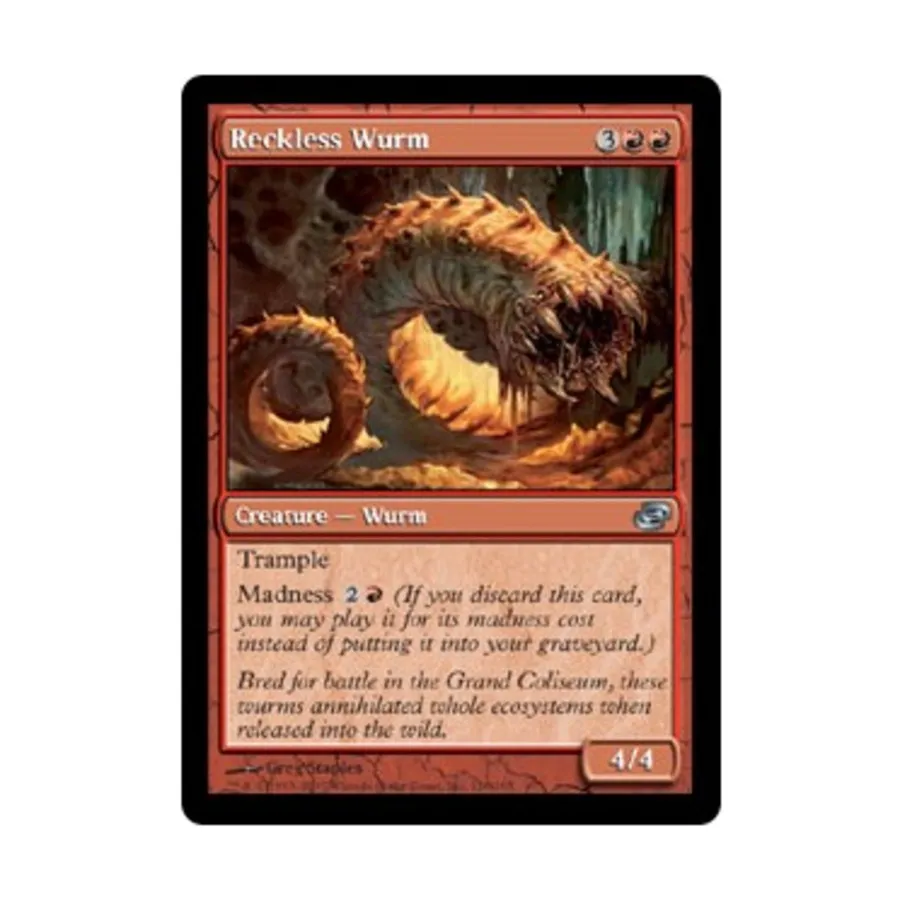 CCG Безрассудный червь (U), MTG - Planar Chaos
CCG Безрассудный червь (U), MTG - Planar Chaos