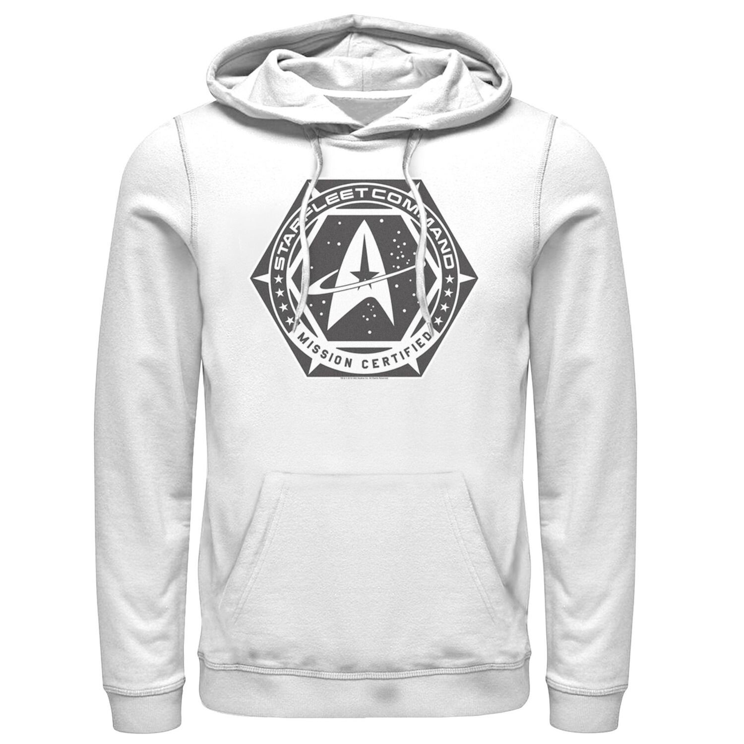 Мужская толстовка со значком командования Звездного пути Звездного Флота Licensed Character 
Мужская толстовка со значком командования Звездного пути Звездного Флота Licensed Character