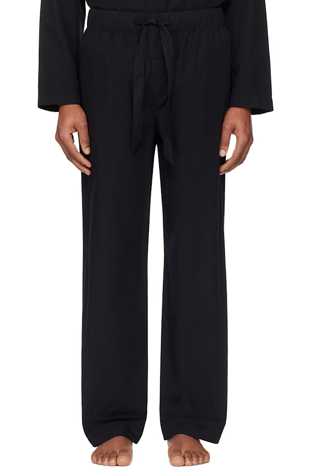 Пижамные брюки из поплина Tekla, черный
Пижамные брюки из поплина Tekla, черный