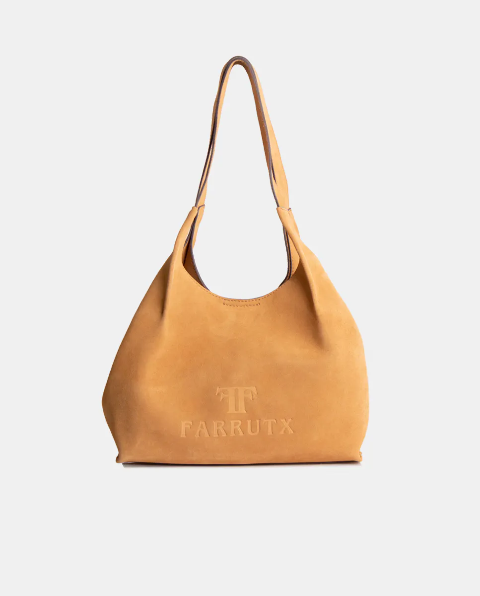 Мини-сумка-шоппер из велюра Farrutx, коричневый
Мини-сумка-шоппер из велюра Farrutx, коричневый