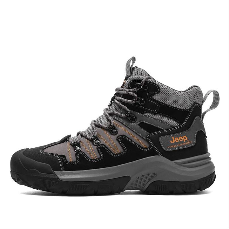 Jeep Износостойкие треккинговые ботинки средней высоты, мужские, черно-серые
Jeep Износостойкие треккинговые ботинки средней высоты, мужские, черно-серые