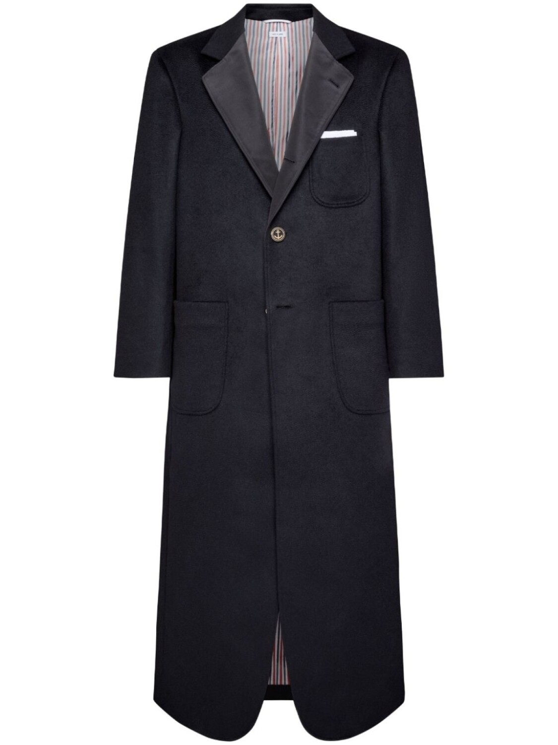 Thom Browne пальто с воротником-стойкой, черный
Thom Browne пальто с воротником-стойкой, черный