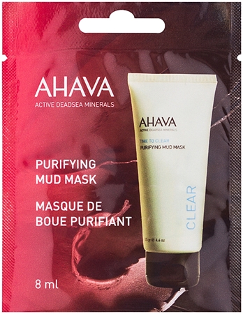 Грязевая очищающая маска AHAVA Time To Clear, 8 ml
Грязевая очищающая маска AHAVA Time To Clear, 8 ml