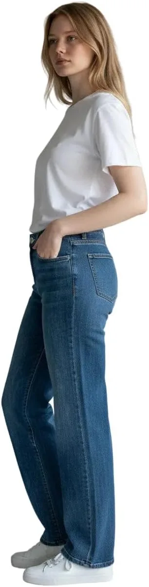 Джинсы SALT TREE Wax, женские, высокая посадка, прямой крой
Джинсы SALT TREE Wax, женские, высокая посадка, прямой крой