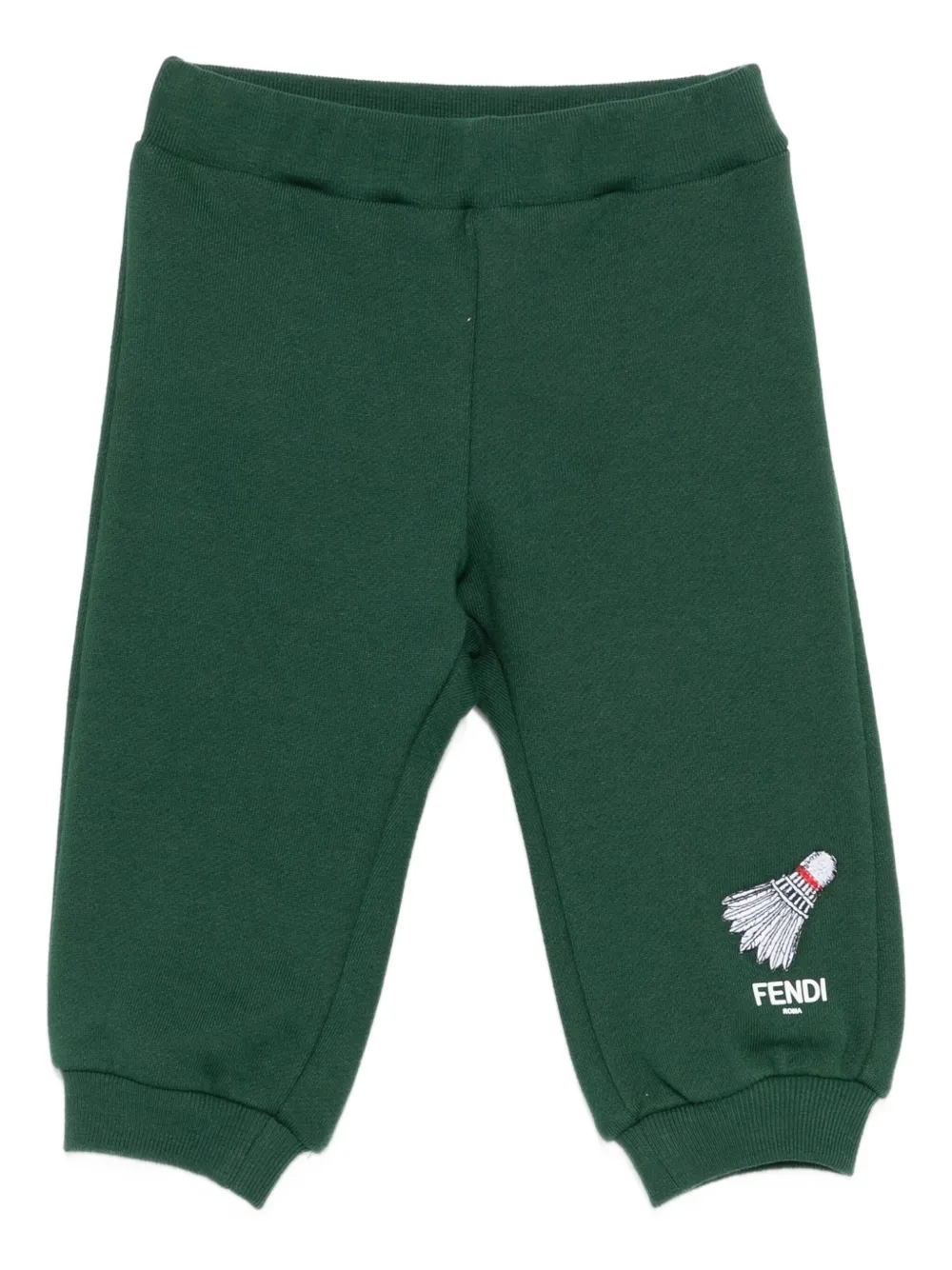 Спортивные брюки с вышитым воланом FENDI KIDS, зеленый
Спортивные брюки с вышитым воланом FENDI KIDS, зеленый