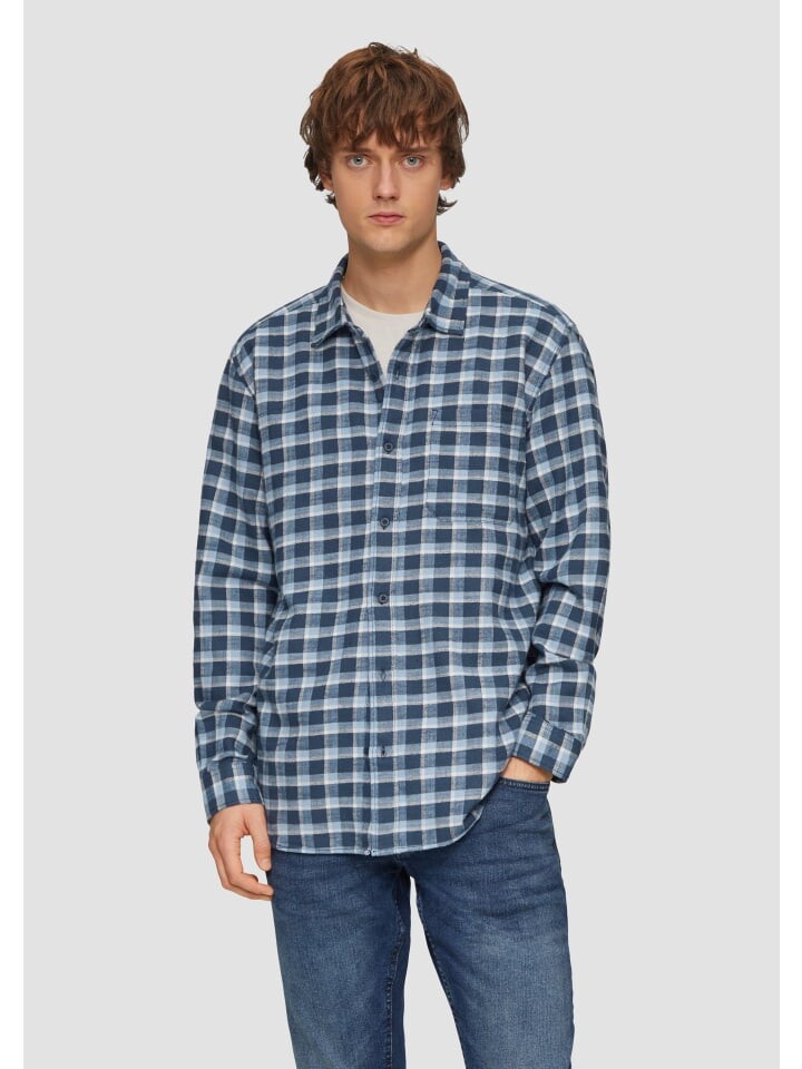 Рубашка QS Hemd langarm, синий
Рубашка QS Hemd langarm, синий