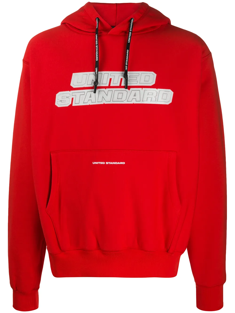 Худи с кулиской и логотипом United Standard, красный
Худи с кулиской и логотипом United Standard, красный