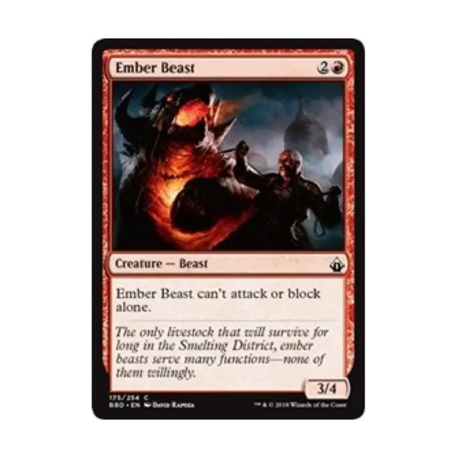 CCG Угольный зверь (С) (фольга), MTG - Battlebond
CCG Угольный зверь (С) (фольга), MTG - Battlebond