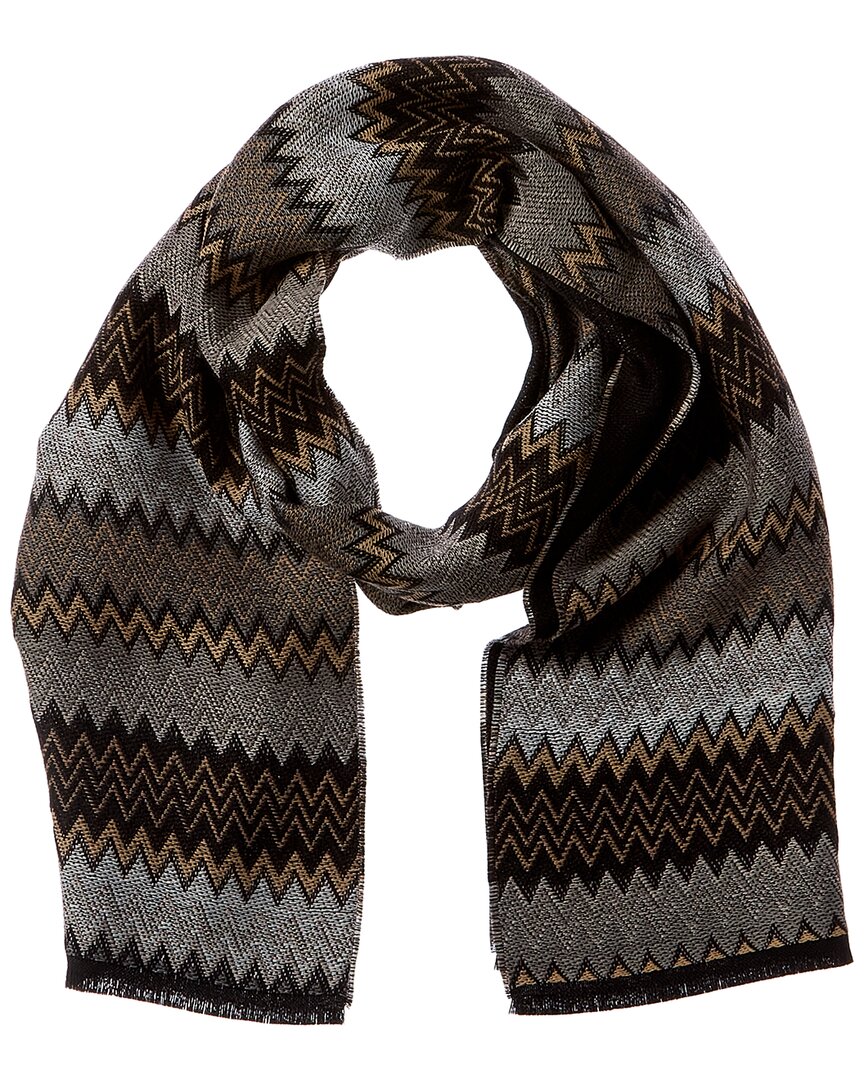 Шарф Missoni из смесовой шерсти Missoni, черный
Шарф Missoni из смесовой шерсти Missoni, черный