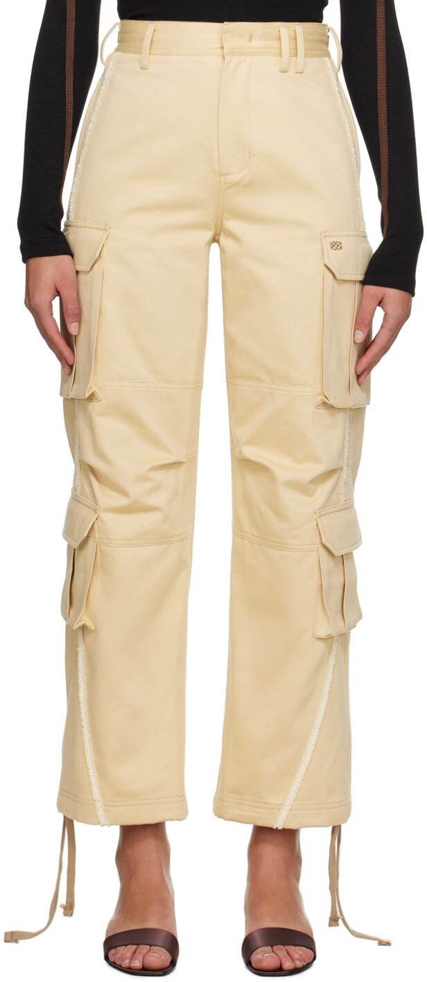 Бежевые брюки карго Sophie Kijun
Бежевые брюки карго Sophie Kijun
