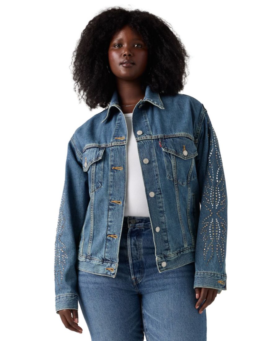 Куртка-тракер с длинными рукавами больших размеров в стиле 90-х Levi's, Blue
Куртка-тракер с длинными рукавами больших размеров в стиле 90-х Levi's, Blue