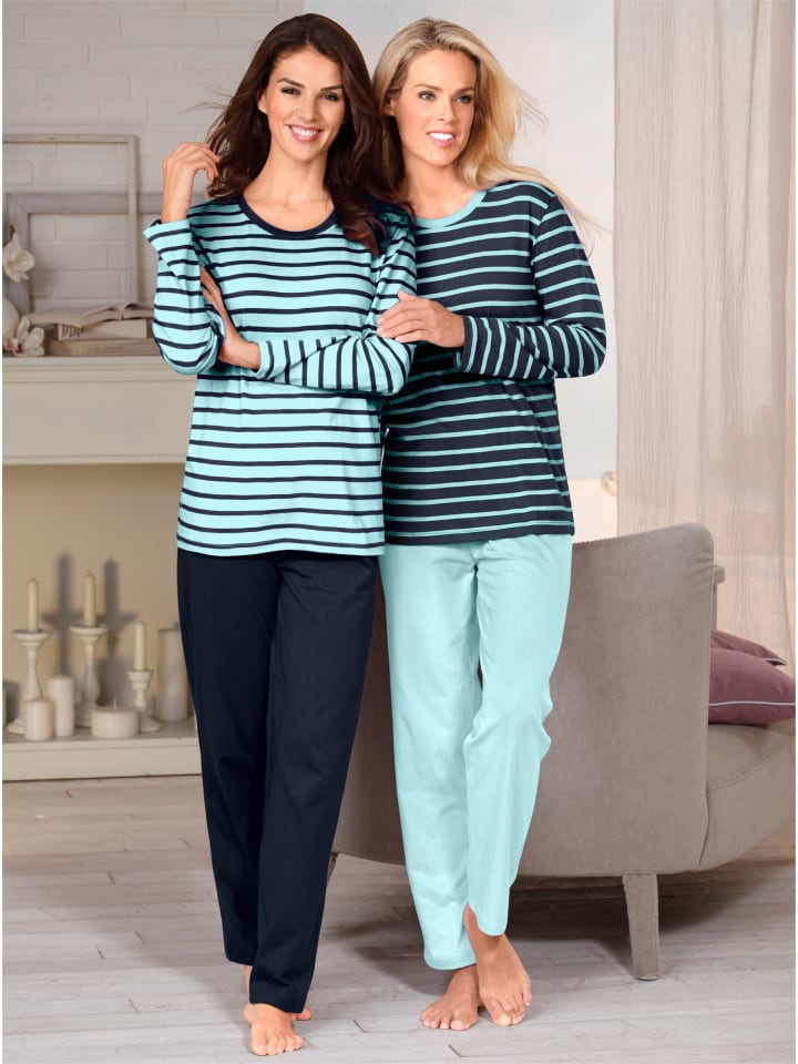 WITT WEIDEN Пижама в синюю полоску + мятную полоску
WITT WEIDEN Пижама в синюю полоску + мятную полоску