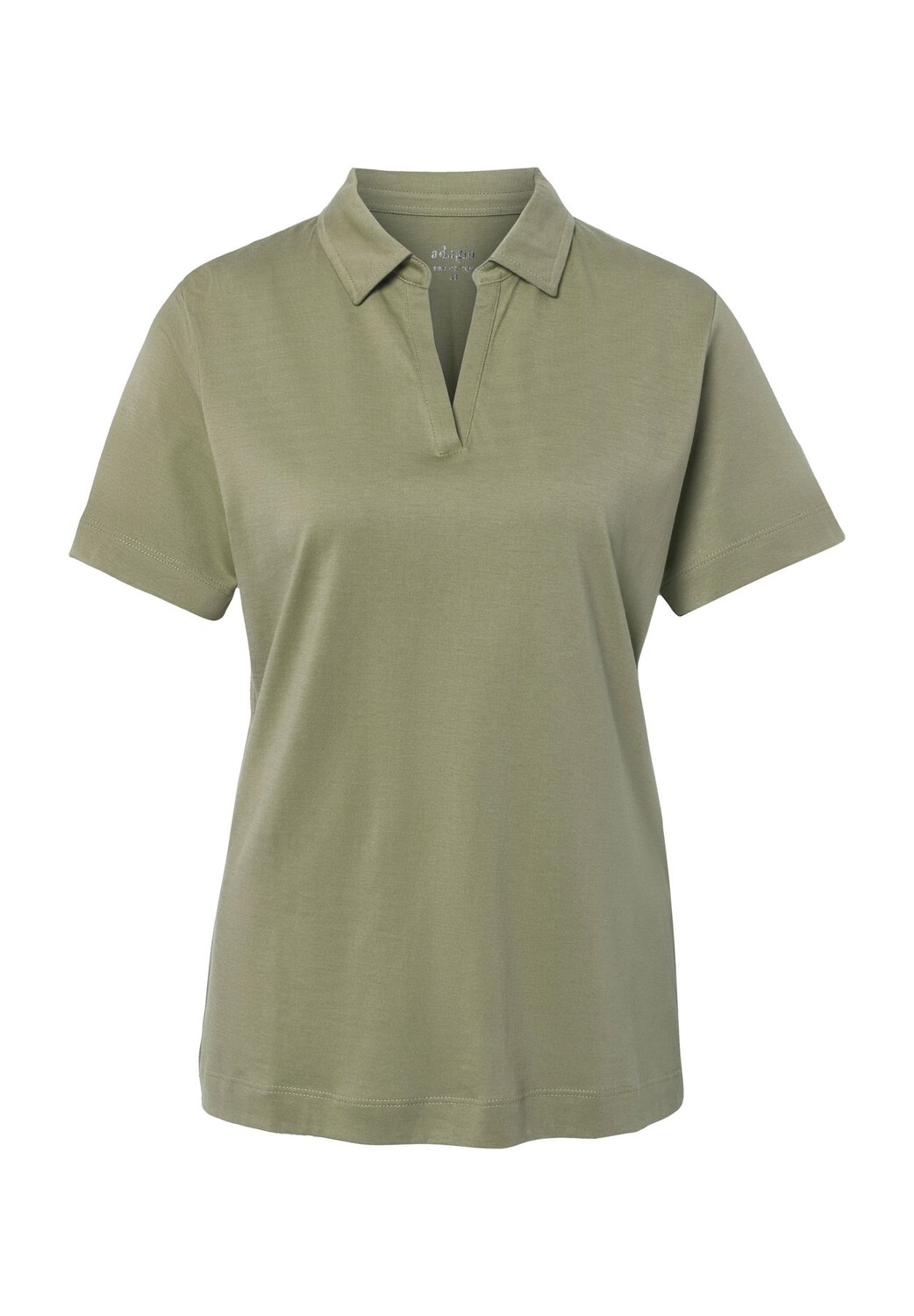 Футболка Зума, воротник-поло, V-образный вырез, женская Adagio, хаки
Футболка Зума, воротник-поло, V-образный вырез, женская Adagio, хаки
