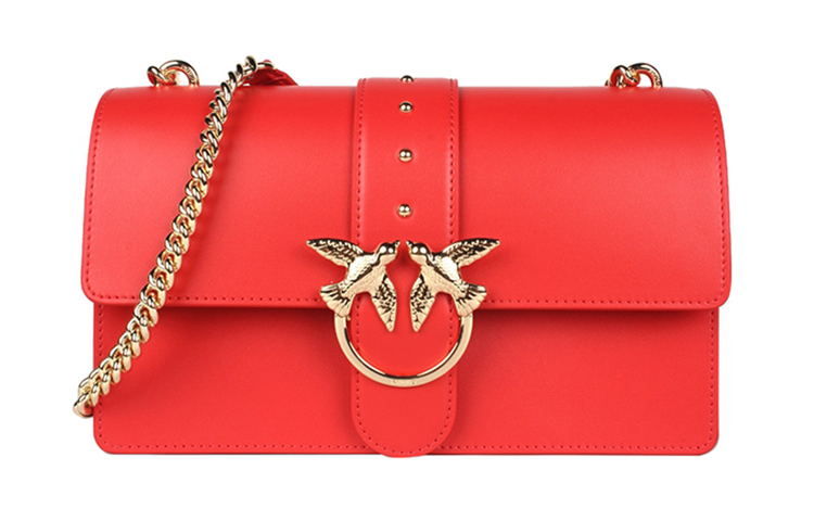 PINKO Женская сумка через плечо из коровьей кожи красная
PINKO Женская сумка через плечо из коровьей кожи красная