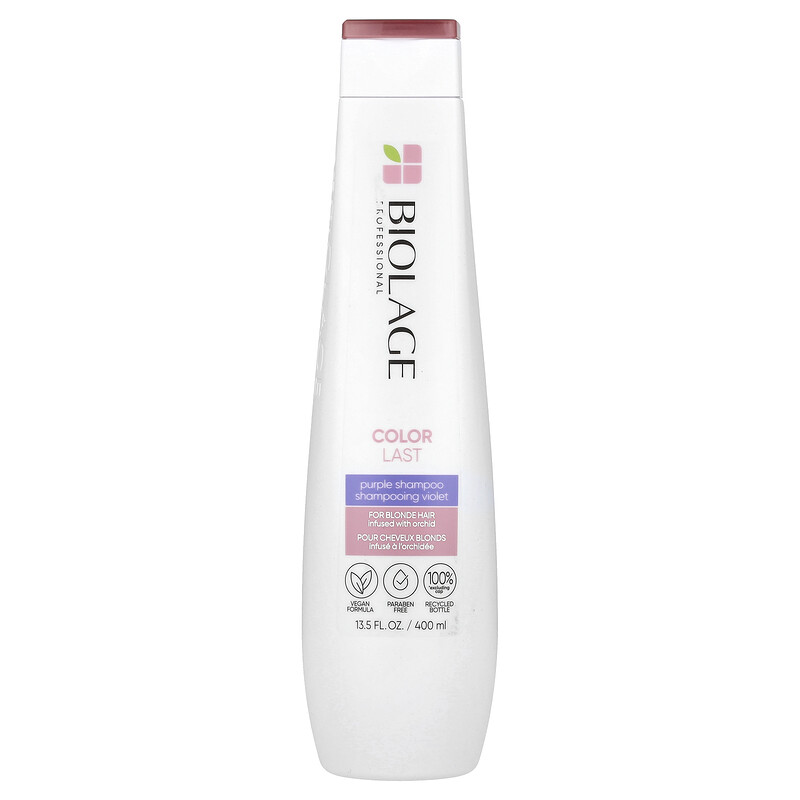 Biolage, Color Last, фиолетовый шампунь, для светлых волос, 400 мл (13,5 жидк. унц.)
Biolage, Color Last, фиолетовый шампунь, для светлых волос, 400 мл (13,5 жидк. унц.)