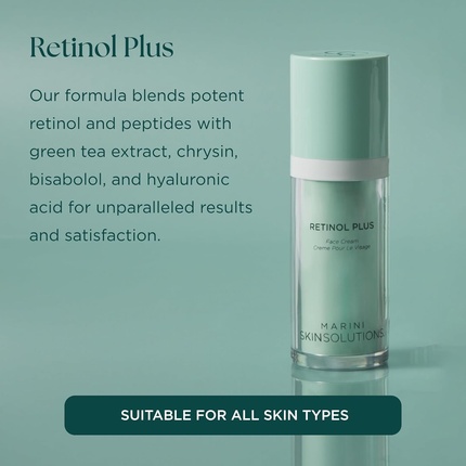 Антивозрастной лосьон для лица Marini Skinsolutions Retinol Plus с пептидами Jan Marini Skin Research
Антивозрастной лосьон для лица Marini Skinsolutions Retinol Plus с пептидами Jan Marini Skin Research