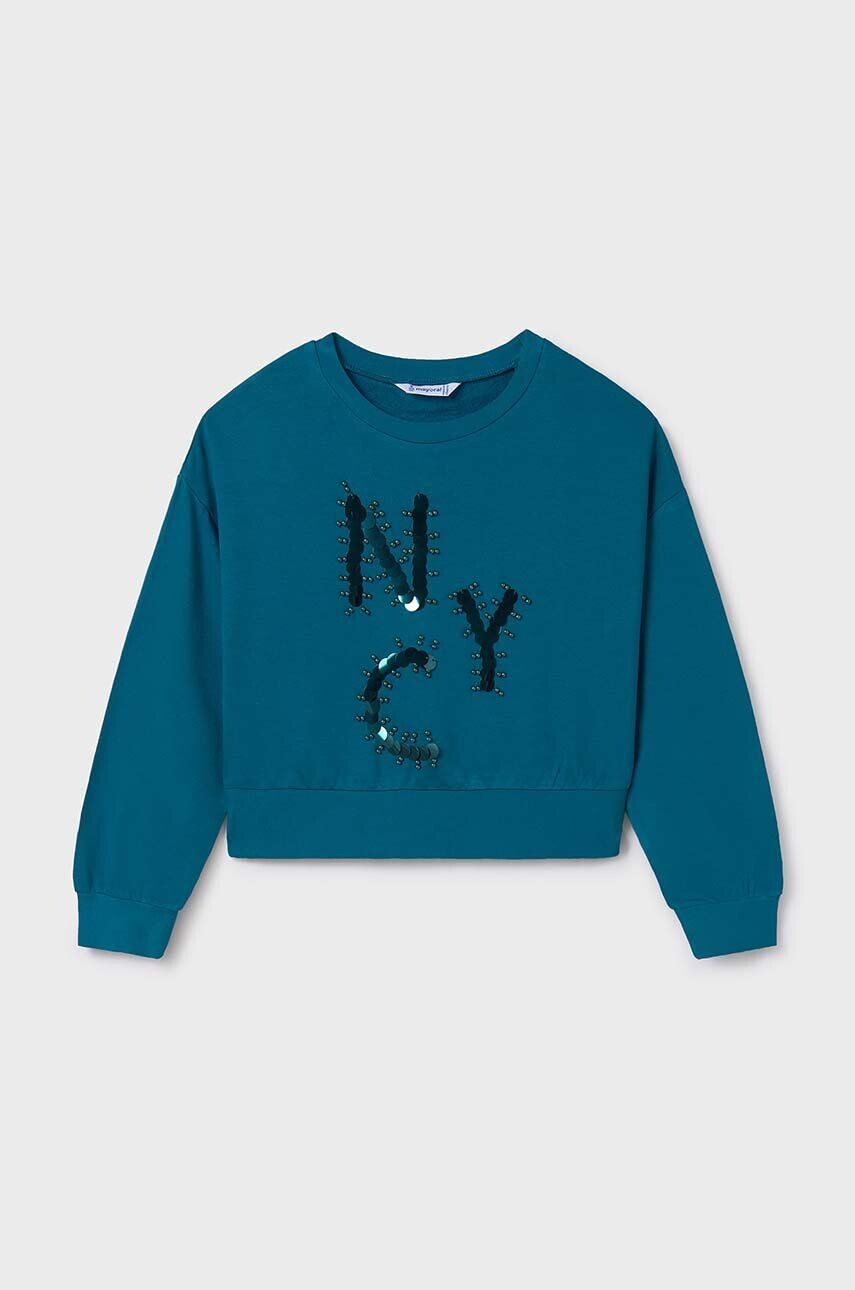 Детская толстовка Mayoral, бирюзовый
Детская толстовка Mayoral, бирюзовый